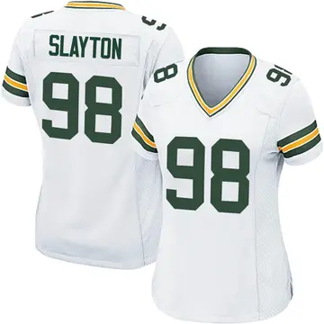 Chris Slayton Green Bay Packers Youth Legend White Color Rush T-Shirt