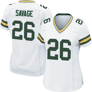 Darnell Savage Name & Number Game Day V-Neck T-Shirt - Green - Tshirtsedge