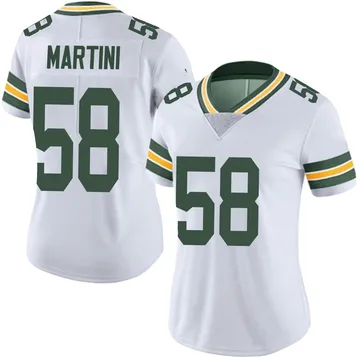 Women's Nike Green Bay Packers Greer Martini White Vapor Untouchable Jersey - Limited