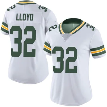 Women's Nike Green Bay Packers MarShawn Lloyd White Vapor Untouchable Jersey - Limited