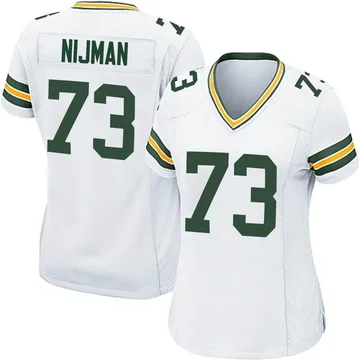 Packers #73 Yosh Nijman Nike Home Game Jersey 3XL Fir Green