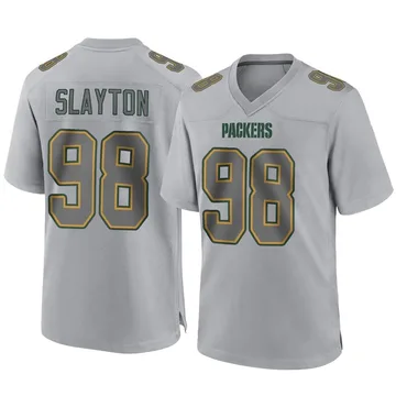 Chris Slayton Green Bay Packers Youth Legend White Color Rush T-Shirt