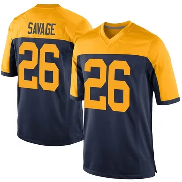 Darnell Savage Name & Number Game Day V-Neck T-Shirt - Green - Tshirtsedge