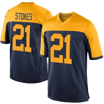 : Eric Stokes Jersey #21 Green Bay Custom Stitched Green