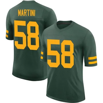 Youth Nike Green Bay Packers Greer Martini Green Alternate Vapor Jersey - Limited