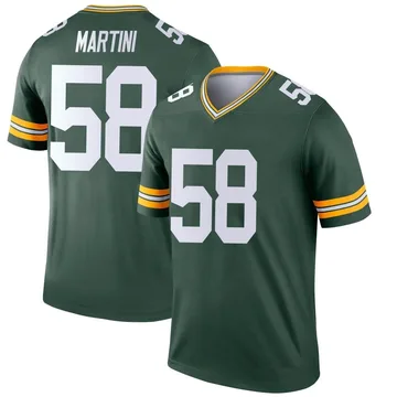 Youth Nike Green Bay Packers Greer Martini Green Jersey - Legend