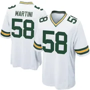 Youth Nike Green Bay Packers Greer Martini White Jersey - Game