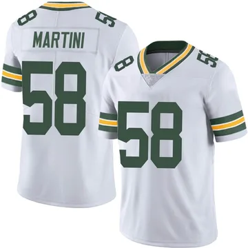 Youth Nike Green Bay Packers Greer Martini White Vapor Untouchable Jersey - Limited