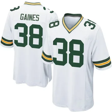 Innis Gaines Name & Number Game Day V-Neck T-Shirt - Green - Tshirtsedge