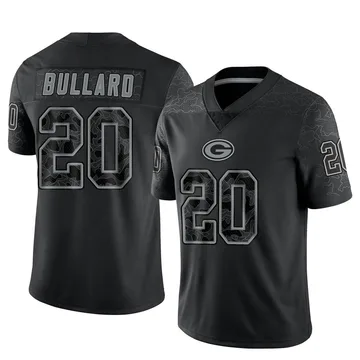 Youth Nike Green Bay Packers Javon Bullard Black Reflective Jersey - Limited