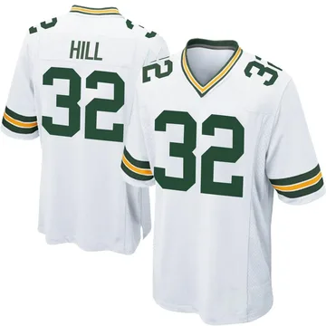 Youth Nike Green Bay Packers Kylin Hill White Jersey - Game