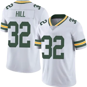 Youth Nike Green Bay Packers Kylin Hill White Vapor Untouchable Jersey - Limited