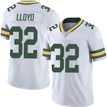 Youth Nike Green Bay Packers MarShawn Lloyd White Vapor Untouchable Jersey - Limited